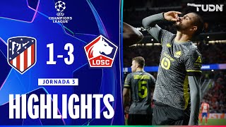 HIGHLIGHTS  Atlético de Madrid vs Lille  UEFA Champions League 2425  TUDN [upl. by Akeme387]