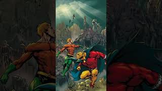 ¡AQUAMAN Y ETRIGAN VS CTHUHLU halloween aquaman [upl. by Betthezel]