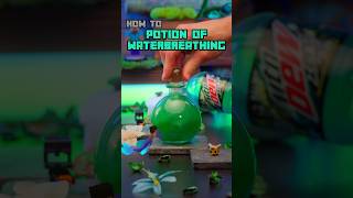 How To Make The Potion of Waterbreathing  Minecraft Cocktail potions minecraft sincitybartender [upl. by Fernandina695]