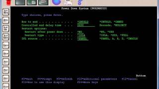 AS400 Tutorial  PWRDWNSYS [upl. by Burner]