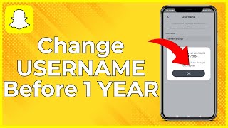 How To Change Snapchat Username Before 1 Year  Change SNAPCHAT USERNAME Without Waiting 1 Year [upl. by Monda152]