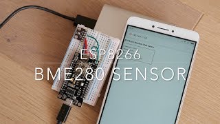 ESP8266 BME280 sensor [upl. by Lenahs]