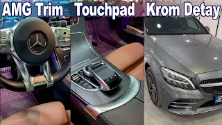 C200 4Matic TouchPad RetroFit  AMG Direksiyon Trim  Kablosuz CarPlay  Krom Detaylar [upl. by Ahsinaw]