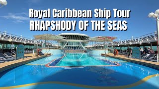 Royal Caribbeans Rhapsody of the Seas Ship Tour [upl. by Rosaleen686]