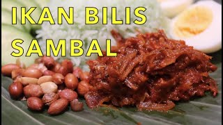 Sambal Ikan Bilis  Sambal for Nasi Lemak  Anchovies in Chilli Paste for Coconut Rice [upl. by Meehyrb]