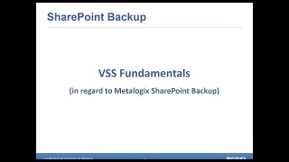 VSS Fundamentals [upl. by Ainaled]