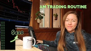 My Morning Trading Routine for a Quick 400Day [upl. by Collar]