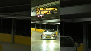 GENERACIONES DE HONDA CIVIC [upl. by Oneill188]