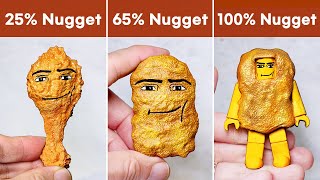 Making Gegagedigedagedago Nugget Meme Sculptures Timelapse Roblox [upl. by Aronoff]