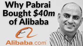 Why Mohnish Pabrai Bought 40m of Alibaba Stock [upl. by Wilcox489]