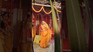 Astha Singh Ankush Raja Chhath Geet Shooting ankushraja asthasingh [upl. by Herodias]