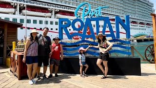 Cruise Day 3  NCL Joy  Exploring Port Roatan Honduras 2024 [upl. by Parrie]