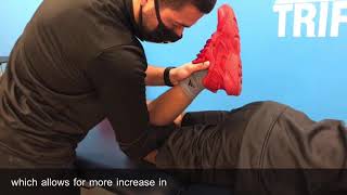 Prone Knee Flexion Mobilization with Gapping for ACL [upl. by Sidwell]