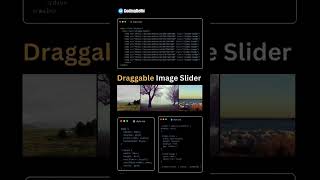 CSS Draggable Image Slider [upl. by Anniram578]