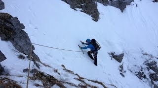 Winter Climbing in Donegal Ireland [upl. by Etnoel263]