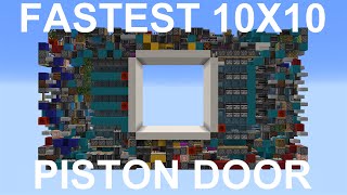 Fastest Seamless 10x10 Piston Door 18s opening [upl. by Ylluz]