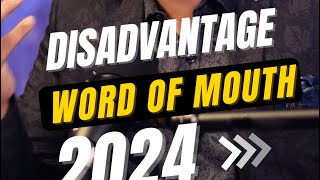 Word Of Mouth Marketing Disadvantage l Abhinav Saxena [upl. by Rebane587]