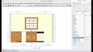 Place cabinets on a wall in KCD Software  1 [upl. by Beaulieu]