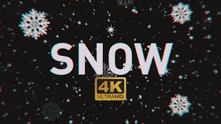 4K Snow Christmas Overlay For After Effects Premiere Pro amp Final Cut [upl. by Guido]