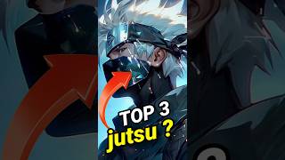 3 Strongest Jutsu Of Kakashi😱naruto anime narutoshippuden kakashi [upl. by Erkan]