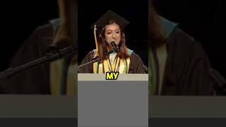 STOP AND SMELL THE ROSES 🌹  BEST VALEDICTORIAN SPEECH EVER  graduation 2024 valedictorian [upl. by Haswell]