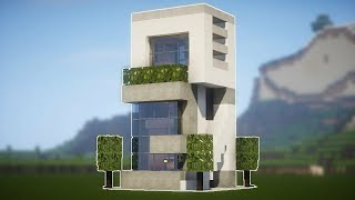 How To Build Modern House 5x5 In Minecraft2 [upl. by Ainniz]