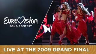 Hadise  Düm Tek Tek  Türkiye 🇹🇷  Grand Final  Eurovision 2009 [upl. by Conners]