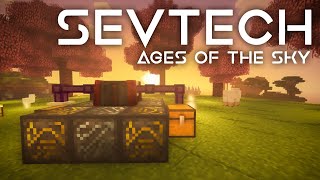 SevTech Ages of the Sky Ep 44 Blood Magic Infinite Lava [upl. by Aisul183]