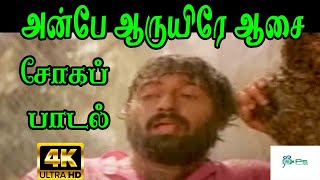 Anbe Aaruyire  அன்பே ஆருயிரே ஆசை S P B  Love Climax Sad Song [upl. by Meilen879]