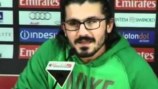 VIDEO Gattuso Vedo doppio ma non mollo [upl. by Kauslick634]