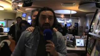 Hanouna improvise une queuleuleu dans Europe 1 [upl. by Nanji]