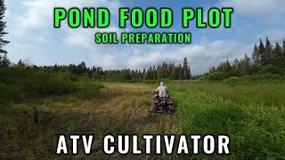 Food Plot Soil Preparation with ATV Cultivator [upl. by Ramaj984]