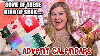 UNBOXING 4 VIRAL BEAUTY ADVENT CALENDARS [upl. by Alex]