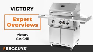 Victory 3Burner Propane Grill Review  BBQGuys Expert Overviews [upl. by Ahsimit]