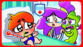 When The Throat Hurts🥵🥶😷 Funny English for Kids animation kids family [upl. by Dermott]