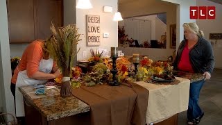 Thanksgiving Centerpiece Project  Sister Wives [upl. by Olrak]