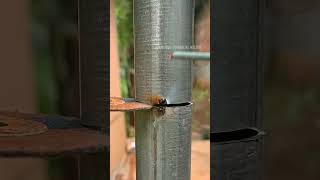 How welders work with thin pipe joints welding welder metalworking fabrication [upl. by Saville30]