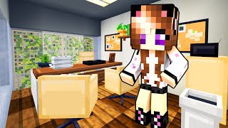 ARREDO IL MIO NUOVO UFFICIO SU MINECRAFT 💼 [upl. by Rowney]