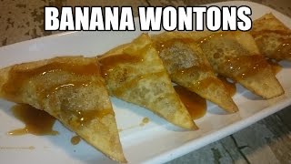 Banana Wontons Recipes  Episode 116 [upl. by Bernadina]