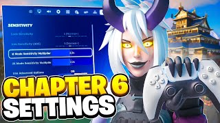 NEW Best Chapter 6 Controller Settings For Fortnite PS4PS5XBOXPC [upl. by Naujit832]