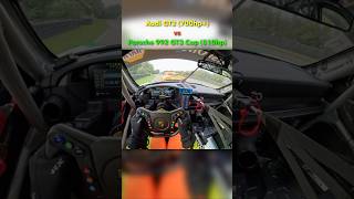 Porsche 992 GT3 Cup vs Audi GT2 Onboard POV Battle🔥 [upl. by Tyoh]