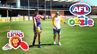 AFL Skills For Kids  Learn About Aussie Rules amp Auskick with Ozzie amp The Brisbane Lions  Play AFL [upl. by Alisa958]