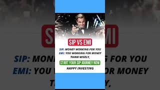 SIP vs EMI stockmarket sip emi shots investing portfolioyt sharemarket jrkinvestmentassets [upl. by Jeremy]