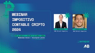 Webinar Declaraciones Juradas Anuales Cripto 2024 con Errepar [upl. by Oloapnaig]