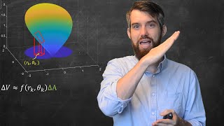 Double Integration in Polar Coordinates  Example amp Derivation [upl. by Wohlert]