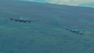 THE TWO LANCASTERS OVER DERWENT RESERVOIR [upl. by Normy]