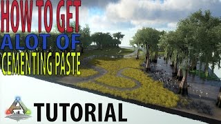 ARK How To Get Alot Of Cementing Paste [upl. by Antoni158]