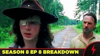 Walking Dead  WHAT HAPPENED TO CARL  8x08 MID SEASON FINALE Breakdown [upl. by Hurty]