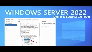 How to Configure Data Deduplication on Windows Server 2022 [upl. by Ecarg]