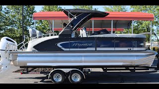 Brand new Manitou LX SRW SHP575 Tritoon Pontoon boat for sale [upl. by Dryden]